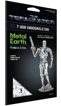 Металлическая 3D-модель Earth Earth T-800 для складывания.