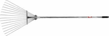 AWTools Grabie wachlarzowe druciane regulowane 15zębne 55x151cm AW00092