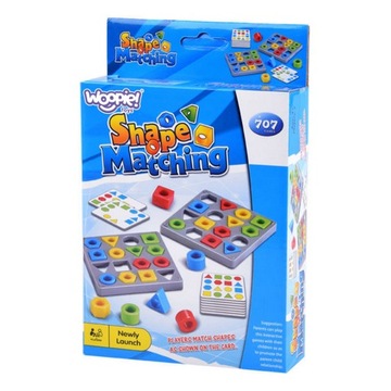 DOPASUJ KSZTAŁTY KOLORY GRA DLA DZIECI LOGICZNA UKŁADANKA WZORY WOOPIE