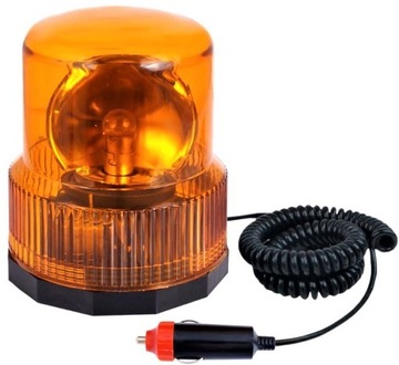 LAMPA BŁYSKOWA OSTRZEGAWCZA KOGUT NA MAGNES 12V