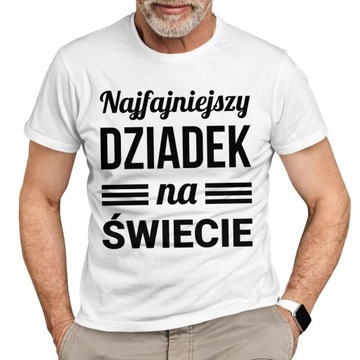 KOSZULKA NA DZIEŃ DZIADKA PREZENT URODZINY NAJLEPSZY DZIADEK T-SHIRT | XXL