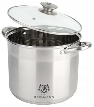 KARL HAUSMANN - Garnek wysoki - Solid - INDUKCJA stalowy - Ø 32 cm - 19 L