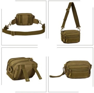 ТАКТИЧЕСКАЯ НАСТЕННАЯ СУМКА KANGOO ЧЕРНАЯ С РЕМЕНЕМ