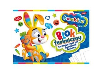 BAMBINO BLOK TECHNICZNY A3/10K BIAŁY