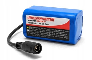 BATERIA AKUMULATOR ŁÓDKI ZANĘTOWEJ 12000MAH