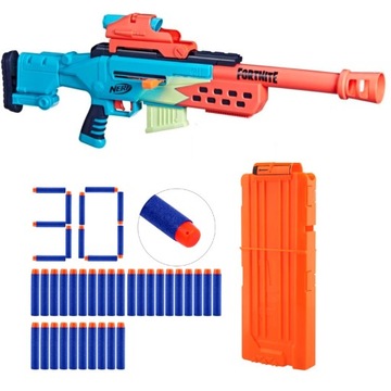 Nerf Snajperka Fortnite Storm Scout +30 Strzałek +Magazynek na 12 Strzałek