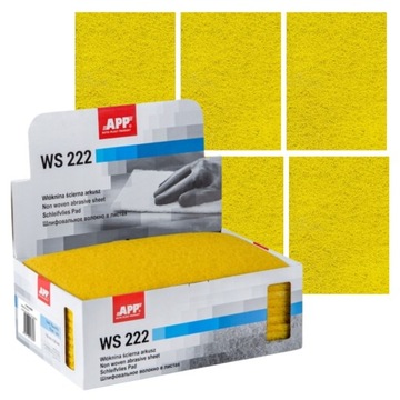 Włóknina ścierna papier 150 x 230 gradacja 1000 1200 APP żółta 5szt