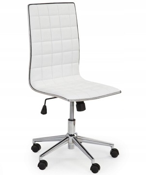 Fotel Obrotowy TIROL - Biały, Wygodny, Nowoczesny Design, Ergonomiczny