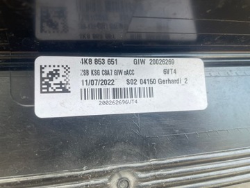 AUDI A7 4K8 MASKA MŘÍŽKA