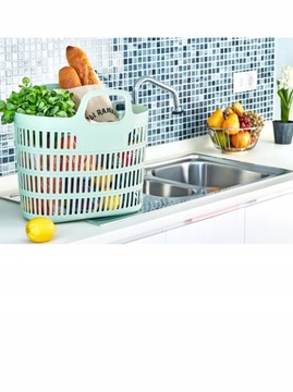 СУМКА ДЛЯ ПОКУПКИ 25Л ГИБКАЯ МНОГОРАЗОВАЯ ЦВЕТНАЯ СЕТЧАТАЯ СУМКА