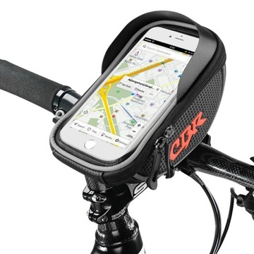 SAKWA ROWEROWA NA KIEROWNICĘ UCHWYT NA TELEFON WODOODPORNE ETUI CBR