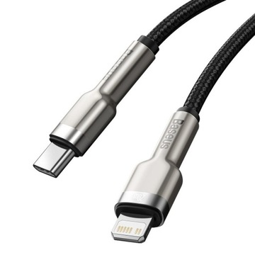 BASEUS SZYBKI KABEL USB-C / Lightning 20W MOCNY PRZEWÓD DO ŁADOWARKI 1m