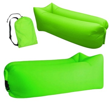 NADMUCHIWANA ROZKŁADANA SOFA LAZY BAG AIR PLAŻE FOTEL MATERAC LEŻAK 220cm