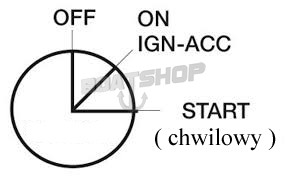 3-позиционный универсальный переключатель зажигания