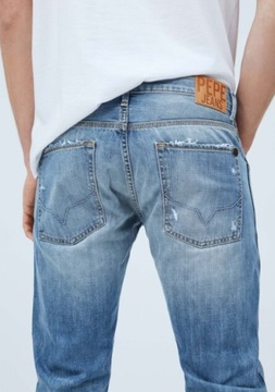 SPODNIE PEPE JEANS STANLEY PM2061052 0 MĘSKIE -60%