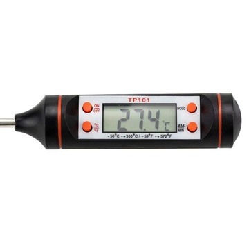 Электронный кухонный термометр с щупом для мяса.