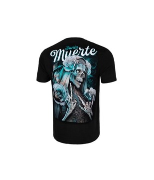 T-SHIRT PITBULL SANTA MUERTE 24 CZARNY L