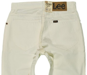 LEE spodnie jeans high slim white OKLAHOMA W26 L31