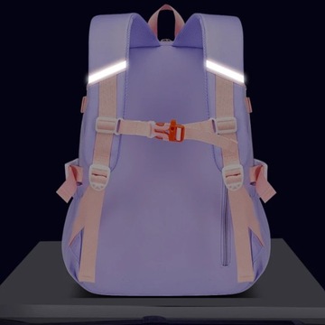 PLECAK SZKOLNY TORNISTER MŁODZIEŻOWY DLA DZIEWCZYNKI POJEMNY DUŻY