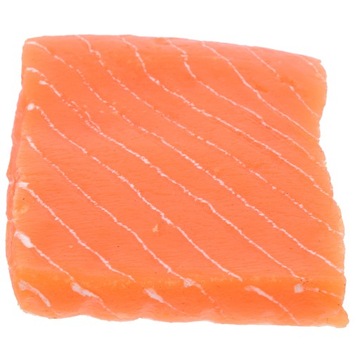 Sztuczne plasterki łososia Sushi plastikowe zabawki w kształcie jedzenia