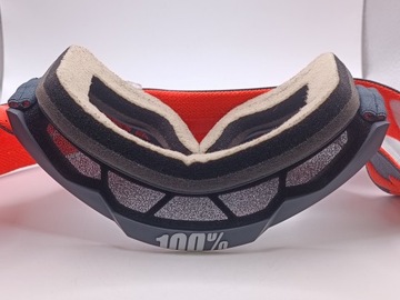 GOOGLE 100% ACCURI OTG МОТОЦИКЛ ЧЕРНЫЙ И ОРАНЖЕВЫЙ