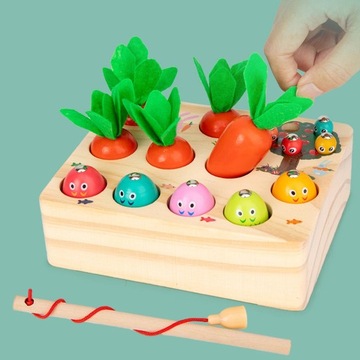 Игрушка для мелкой моторики для малышей, деревянные игрушки Монтессори1