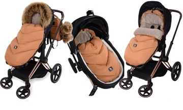 ТЕПЛЫЙ СПАЛЬНЫЙ МЕШОК COTTONMOOSE ДЛЯ ПРОГУЛЯЮЩЕЙ КОЛЯСКИ ДЛЯ ЗИМНЕГО КАТАНИЯ
