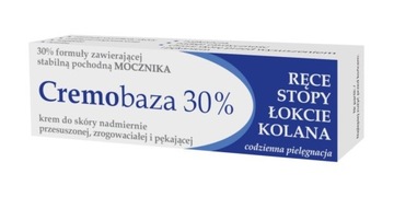 CREMOBAZA 30% Krem z mocznikiem do rąk,stóp,łokci i kolan - skóra przesuszo