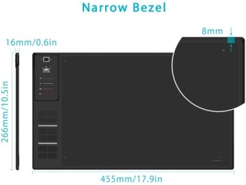 HUION WH1409 V2 8192 ГРАФИЧЕСКИЙ ПЛАНШЕТ + НАКЛОН
