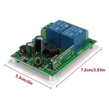 РЕЛЕ ДИСТАНЦИОННОГО УПРАВЛЕНИЯ ГАРАЖНОЙ ДВЕРЬЮ ПЕРЕДАТЧИК + ПРИЕМНИК