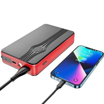 ПУСКОВОЕ УСТРОЙСТВО ДЛЯ АВТОМОБИЛЕЙ, МОТОЦИКЛОВ 12В 400А POWERBANK 30000МАЧ