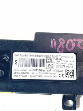 MODUL ŘÍZENÍ TEL. PEUGEOT 208 2 II 2021 - 9839316980