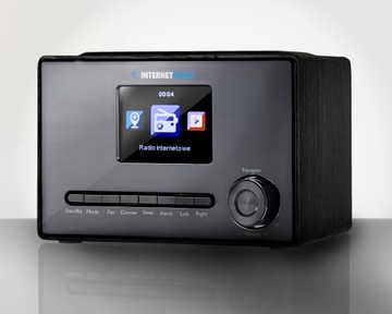 RADIO INTERNETOWE WIFI SPOTIFY PODCAST ZEGAR ALARM