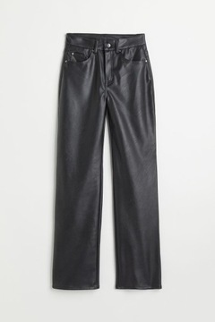 H&M 38/M spodnie z imitacji skóry