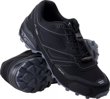 BUTY TREKKINGOWE TURYSTYCZNE SOFTSHELL ELBRUS DEVON CZARNE ROZMIAR 38