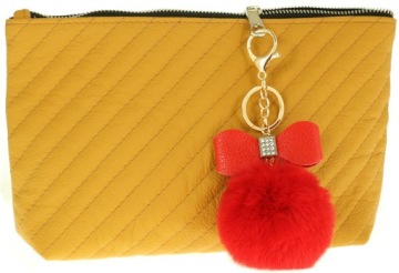 Брелок ПОМПОН для сумочки, БЕЛЫЙ