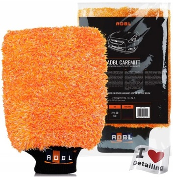 ADBL CareMitt перчатка для мытья автомобиля 27 x 20 см оранжевая