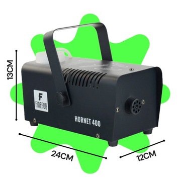 Дымогенератор 400Вт Hornet400 проводной пульт/ дымовая жидкость Firefog+ 1л