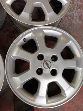 4× DISK HLINÍK OPEL OE 6.0" X 15" 4X100 ET 49