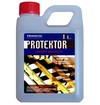 Impregnat do drewna BEZBARWNY, ochrona biologiczna NOWY PROTEKTOR PRIMACOL