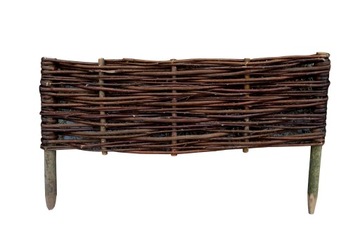 Palisada wiklinowa , płotek , obrzeże 15/60 cm
