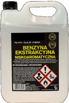 BENZYNA EKSTRAKCYJNA BEZWONNA NISKOAROMATYCZNA 5L