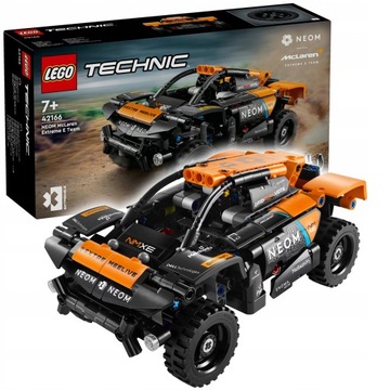 LEGO Klocki Technic 42166 NEOM McLaren Extreme E Race Car Technics Maklaren