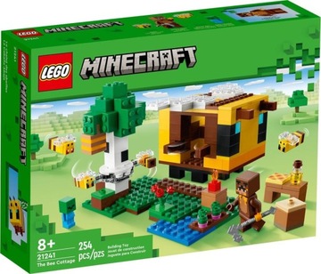 KLOCKI LEGO MINECRAFT 21241 PSZCZELI UL NOWE ZESTAW ZABAWKI DLA DZIECI