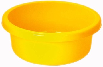 MISKA PLASTIKOWA OKRĄGŁA 26 CM 4L KOLOR ŻÓŁTY