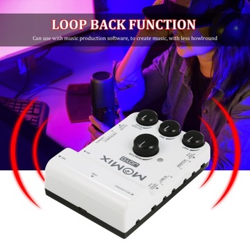JOYO MOMIX USB Audio Interface Mixer Portable