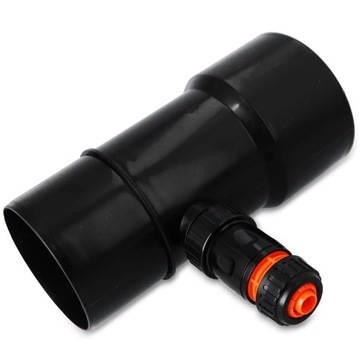 ŁAPACZ DESZCZÓWKI 90 MM ZBIERACZ WODY DESZCZOWEJ ODZYSKIWACZ RYNNY CZARN X5