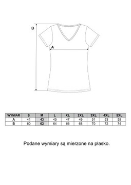 Koszulka MORAJ T-shirt damski klasyczny szpic granatowa L