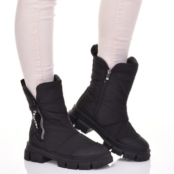 МОДНЫЕ ЖЕНСКИЕ СНЕЖНЫЕ БОТИНКИ, УТЕПЛЕННАЯ ЗИМНЯЯ ОБУВЬ НА ПЛАТФОРМЕ
