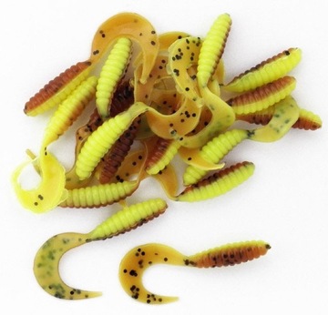 TWISTER PAPROCH GUMA MANNS 2szt. M-036 DŁ.~40MM (M-036-PSCH)